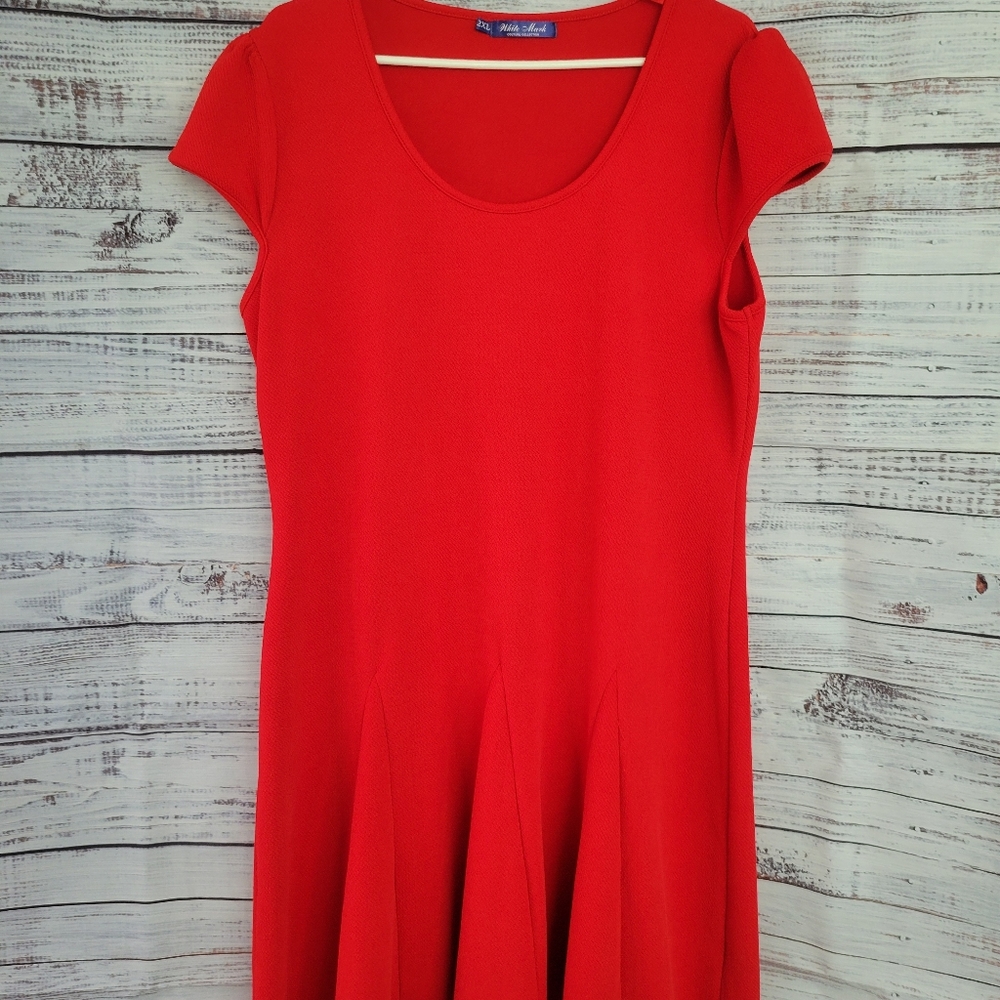 Red  Red  hot  dress  plus size 2xl